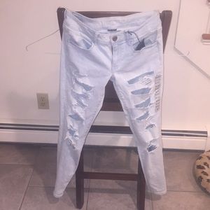 American Eagle Super Stretch Ripped Jeans